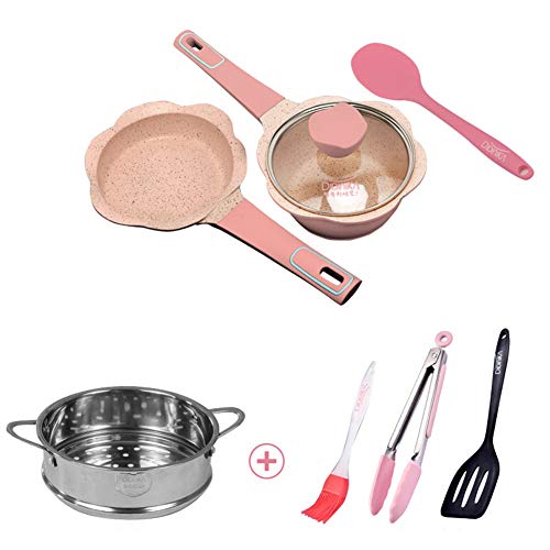 Juegos De Ollas Profesional Para Bebé Infantil, Sartenes Antiadherente Olla De Comida...