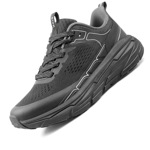 Best Shock Absorbing Tennis Shoes: Top Picks for Comfort 11 TDIDIS Women's Walking Running Shoes Cushion Comfortable Breathable Tennis Fashion Athletic Sports Mesh Upper Design Shock Absorbing Non-Slip Workout Cross Training Sneakers Black Size 10.5