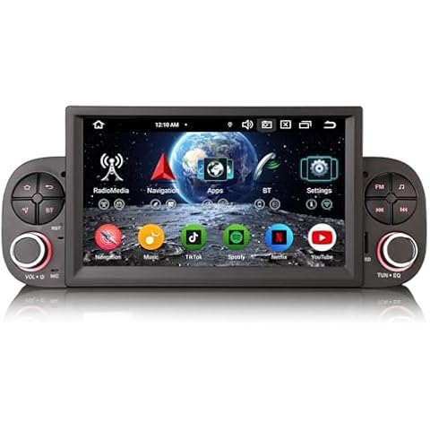 Erisin Android 14 Car Stereo for Fiat Panda Cover