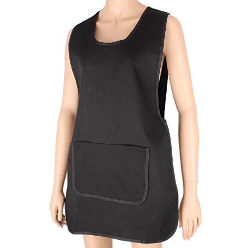 MISEMIYA - SCHÜRZE Reinigung ARBEITSUNIFORM KLINIK Krankenhaus Reinigung TIERARZT Gesundheit GASTGEWERBE - Ref.868 - Large, Schürzenreinigung 868-1 Schwarz