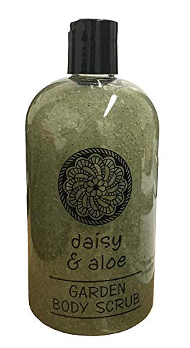 Greenwich Bay Garden Collection Body Scrub, Enriched with Moisturizing Shea Butter and Blended with Exfoliating Loofah 16 oz (Daisy and Aloe) (Daisy and Aloe)