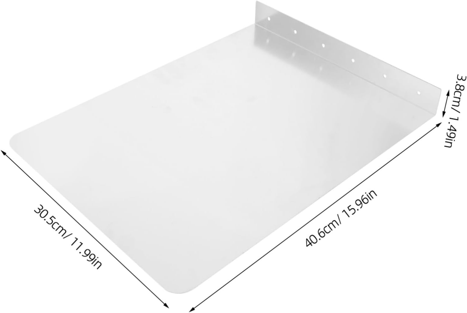 2pcs Stainless Steel Side Splash Guard for Kitchen Sink Wall Mount Design and Easy to Clean Prevents Water Splatter and Sturdy Construction