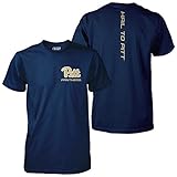 Pitt Panthers Poly Tshirt Icon Navy