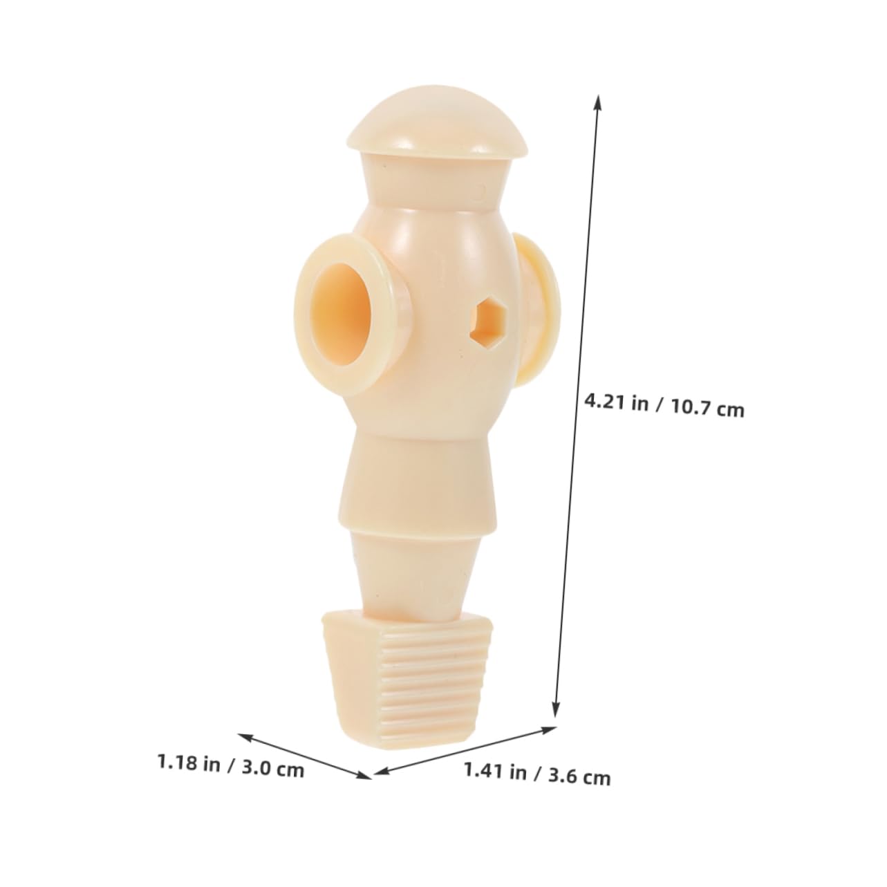 Gatuida Accessori per Calcio Balilla 5/8 Pollici, Statuette di Uomini da Calcio Balilla Maschi, Componenti di Ricambio Resistenti e Precisi per Tavoli da Gioco Indoor e Competizioni