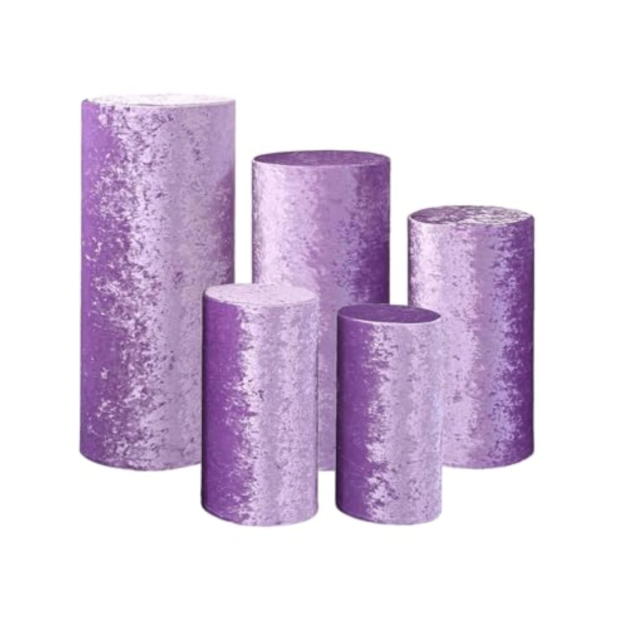 5Pcs Cylinder Plinth Covers for Holidays