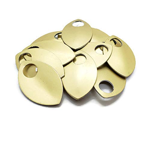 Escamas de aluminio anodizado 100 piezas tamaño pequeño miniatura 1