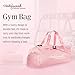 Hollywood Fashion Secrets Gym Bag for Women – Cute Pink Duffle Bag, Spacious Compartment with Pocket, Ideal for Workout, Travel or Daily Use