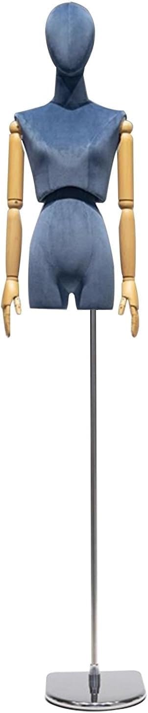 Manichini femminili per vendita al dettaglio, altezza regolabile da 210 a 243 cm, smontabili, per sartoria e negozi di abbigliamento.