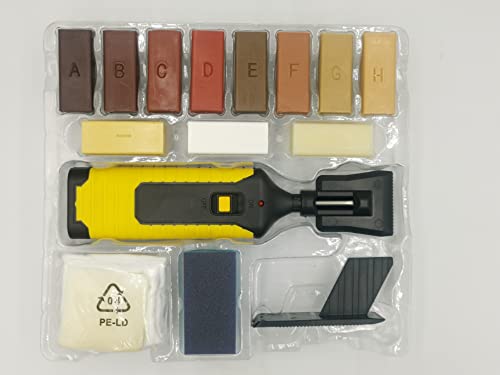 Aiuphing laminat reparaturset,17 Stück boden reparaturset für Parkett, Laminat und Holzoberflächen (Reparaturset Holz),arbeitsplatte reparaturset Geeignet für Holzoberflächen aller Art