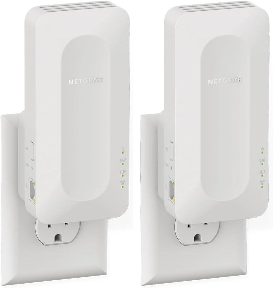 Image of NETGEAR WiFi 6 Mesh Range Extender (EAX11) - Add up to 1,200 sq. ft.,15 Devices with AX1400 Dual-Band Wireless Signal Booster & Repeater (up to 1.4 Gbps Speed), WPA3 Security, One WiFi Name