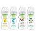 Dr. Brown's Options +Wide-Neck Baby Bottles, Good Morning/Good Night, 4 Count, 9 Ounce Gift Set
