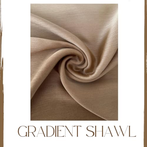 Gradient-Colored Shawl Polyester, Lightweight & Soft Scarf for Women_ with Magnetic Pins3