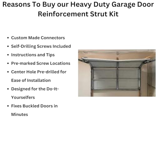 image for Five Star Doors Heavy Duty Garage Door Support Reinforcement Strut Kit