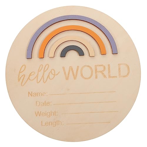 Toddmomy Milestone Card Birth Announcement Photo Prop for Newborns Monthly Milestone Sign for Boys for Capturing Special Moments