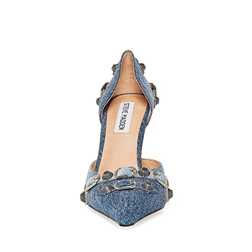 Steve Madden Women's Dali Pump, Denim Multi, 7 #TOP5