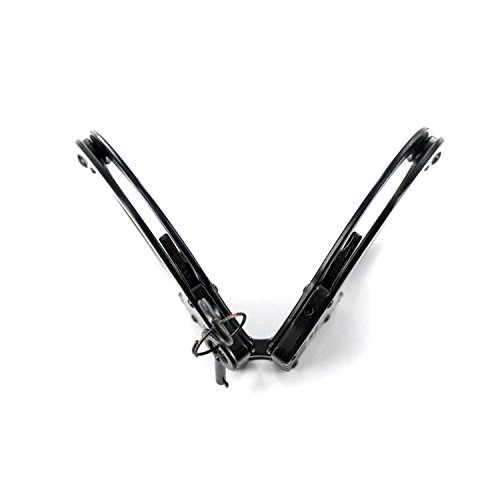 image for Ace Martial Arts Supply Professional Heavy Duty Black Hinged Police St