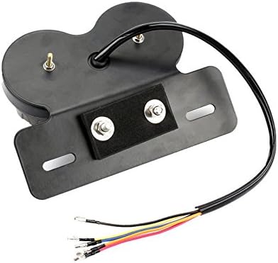 Miniatura 8 de ZYTC Luz trasera de motocicleta de 40 W 40 LED, luces de freno de funcionamiento integradas, lámpara de señal de giro con soporte de placa de