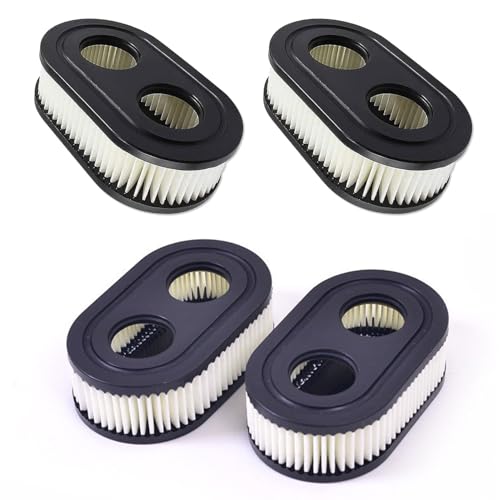 JDCMEI 4 Piezas Filtro de Aire para Cortacésped, Filtro de Aire de Repuesto para Cortacésped, Filtro Cortacésped Motor Compatibles con Motores Briggs & Stratton 798452 593260