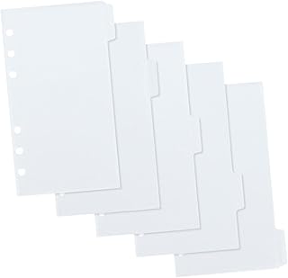 HONMEET 1 Conjunto De Blocos De Notas Pasta Pasta Clipes Notebook Bolso Saco De Armazenamento Grosso Saco De Bloco De Notas De Folhas Soltas Sacos De Folhas Soltas Pasta Sacos De Dinheiro