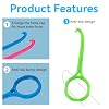 15PCS Clear Aligner Remover Tool for Invisalign, Easy & Gentle Orthodontic Aligner Remover, Invisible Braces Removal Hooks, Portable Dental Tool for Braces, Invisible Retainers, Aligners