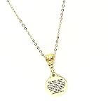 For Surely I Know The Plans I Have For You Pendant Necklace, Jeremiah 29 11, Scripture Jewelry, Daughter Gift, Graduation, Going to College