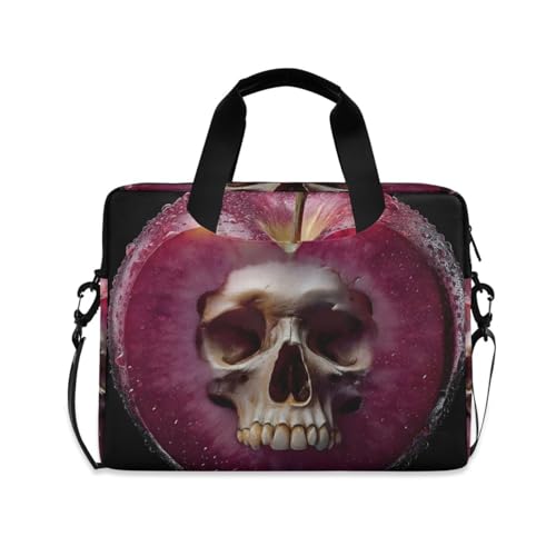 Maletín para laptop con diseño calavera para 13-16 pulgadas miniatura 1