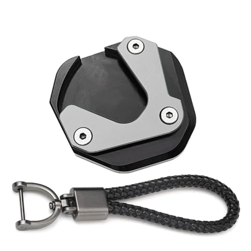 Extension pied support latéral NC750X pour moto Honda 2017-2020 gris