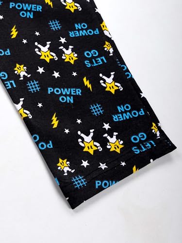 Image of KiddoPanti Boys Printed Pyjama | 100% Cotton Single Jersey Fabric | All Over Printed Design | Relax Fit & Ankle Length | Pyjama Pant