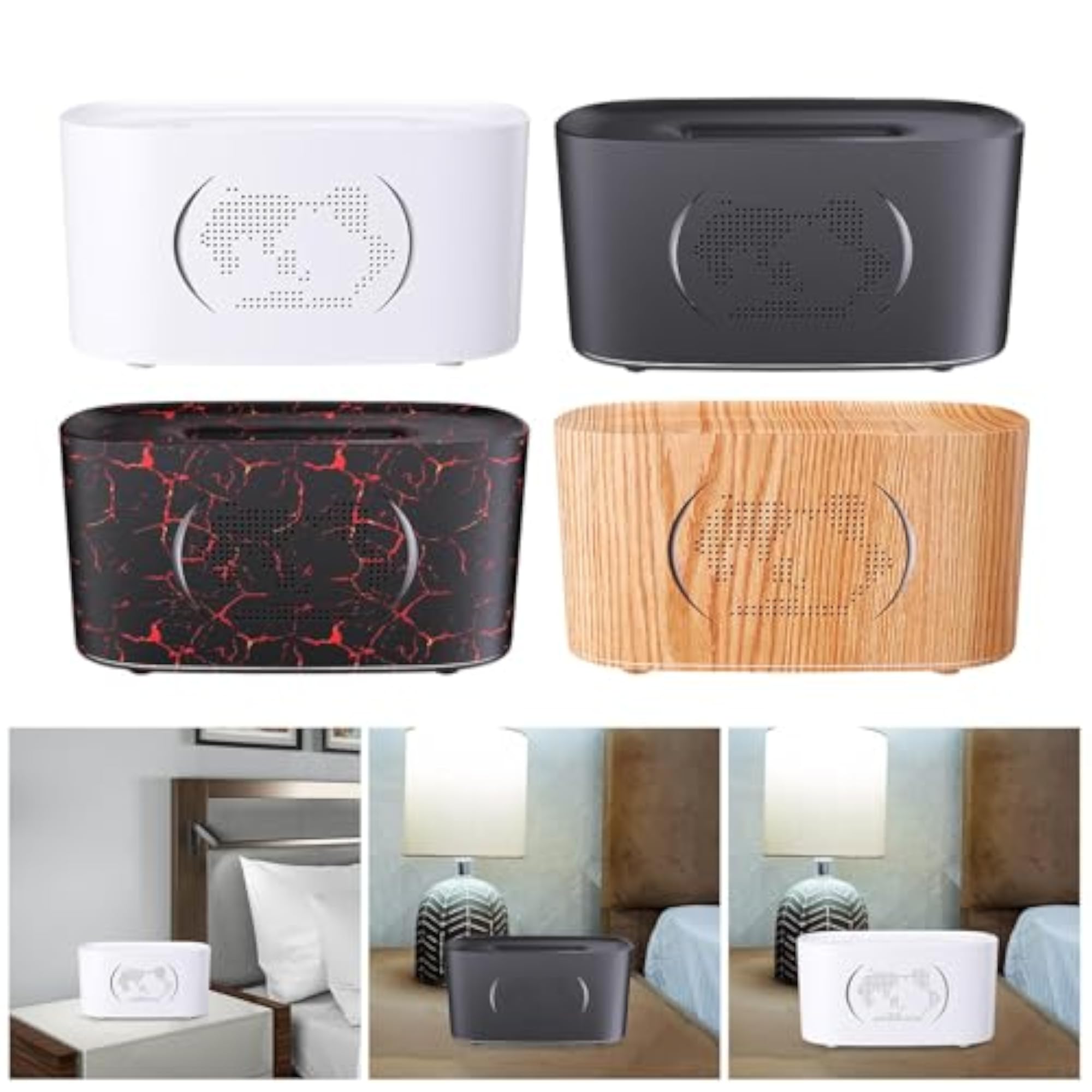 Noiseless Simulated Flame Essential Oil Diffuser