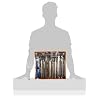 Neiko 00109A Metal File and Rasp Set | 12 Piece, 10, 8, and 6 Inch Extra Slim Flat, Half, Mill, and Round Files Set | Non Slip PVC Handle, Wood File | Heat Treated Carbon Steel Two Way File