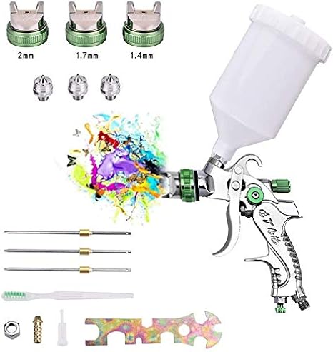 pistola a spruzzo di vernice a gravità