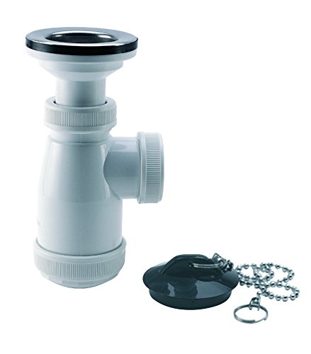 Adequa b-3r-a Siphon simple bouteille droite avec valve extensible