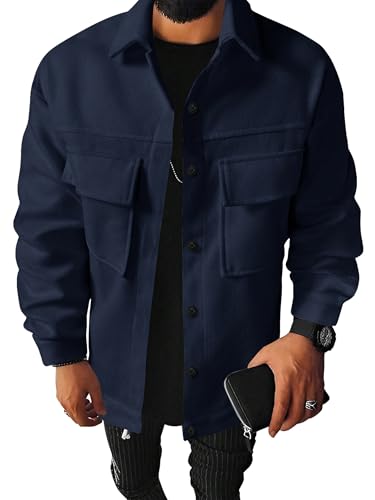 Image of Noble Monk Men's Regular Fit Solid Sweatshirt | Cargo Pocket | Full Sleeve |Stylish Sweatshirt for Men