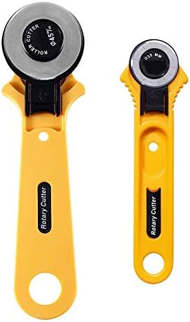 28mm 45mm Cloth Cutting Knife Tailor Wheel Knife Sewing Tools Accessory Cut Leather Paper Fabric Round Blade Rotary Cutter 28mm - (Color: 45mm)