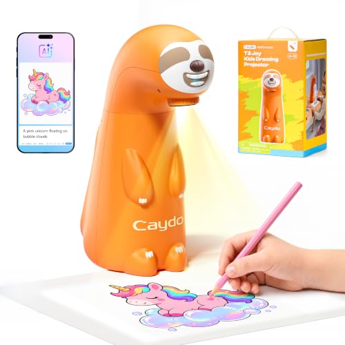 Caydo T3 Joy AI Drawing Projector, Christmas Gift for Kids Ages 4+