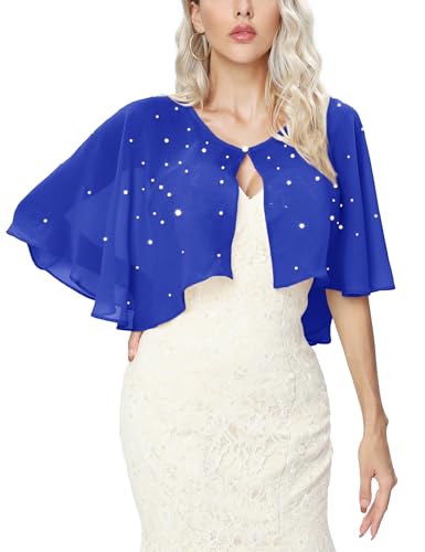 Heersan Bolero Mujer Verano Chiffon Chaqueta Fiesta Toreras Elegante Corta Shrug Tops Casual Ligero Boda Chal Abrigo Primavera Otoño