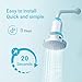 AQUA CREST Shower Filter Replacement for JOLIE® FILTERED SHOWERHEAD, High Pressure Shower Filter Replacement Cartridge For Healthier Hair and Skin, 3 Pack