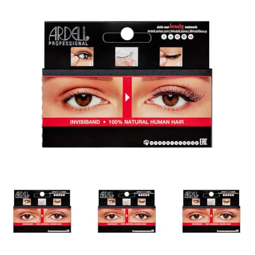 Ardell Wispies False Eyelashes, Duo Adhesive Included, Medium Volume, Long Length, Vegan Friendly, 1 Pair (Pack of 4)