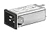 SCHURTER C20F.0101 Power Entry Connector, C20F Series, Plug, 250 VAC, 20 A, Panel Mount, Quick Connect