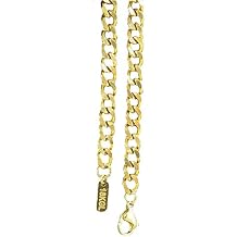 18k Gold Plated Eternity Stainless steel Link Curb Cuban Chain Necklace 6 mm Best Mens gifts
