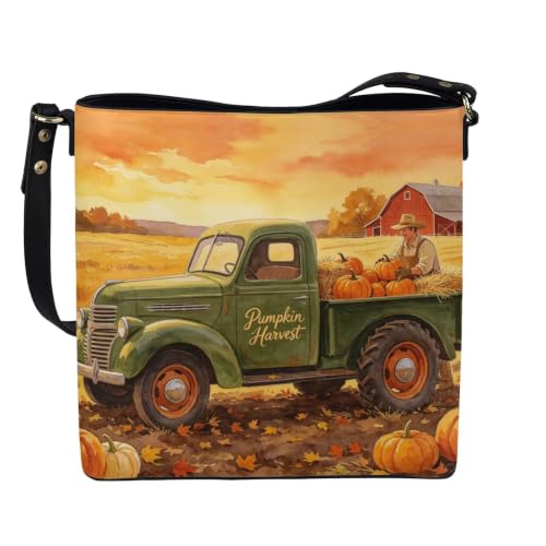 Image of HUGS IDEA Hoho Bag for Women Crossbody Purse Leather Handbags Laides Shoulder Bags
