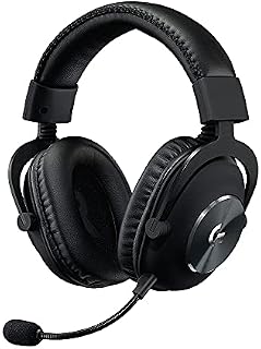 Logitech G PRO X LIGHTSPEED Bezprzewodowy zestaw słuchawkowy do gier z technologią filtrów Blue VO!CE, membranami PRO-G 50mm, DTS Headphone: X 2.0, Bateria 20+ godzin, PC, PS5, PS4, Switch - Czarny