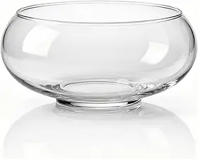Vaso de Vidro Tipo Aquário 2,3L – Terrário Oval Decorativo para Plantas, Arranjos e Decoração de Ambientes