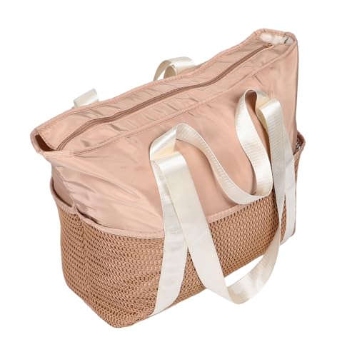 Kisangel Summer Beach Tote for Women Large Sandproof Gym Bag Stylish Swim Tote for Beach Pool and Everyday Use for Vacation and Travel Essentials