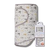 Miracle Blanket Swaddle Unisex Baby, Forest Owls, Newborn to 14 Weeks
