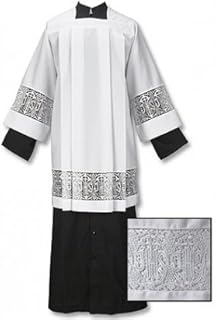 Box Pleated Lace Surplice