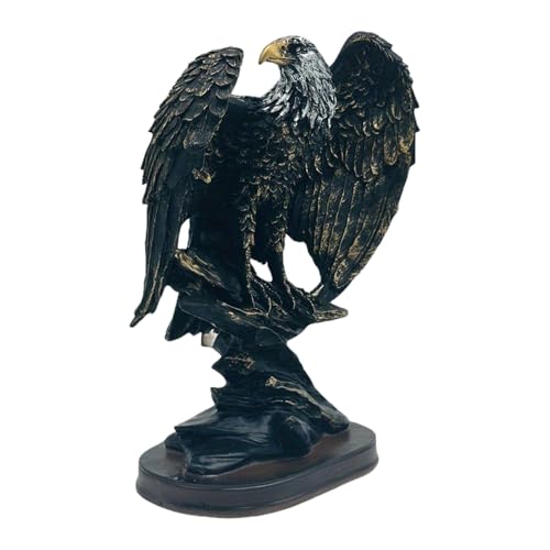 Statue d'oiseau aile élargie décoration bureau professionnelle et centre de table - 6