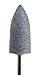 Forney 60028 Mounted Grinding Point with 1/4-Inch Shank, 2-Inch-by-7/8-Inch,Silver and Grey