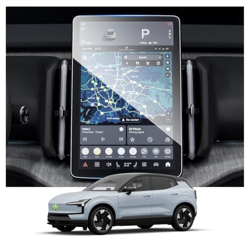 Ruiya - Protector de visualización para Volvo EX30 de 12.3 pulgadas,...