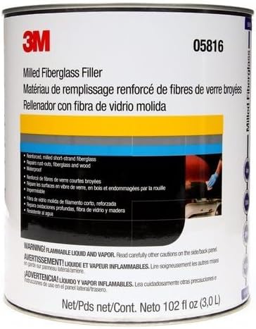 3M Milled Fiberglass Body Filler, 05816, 1 gal